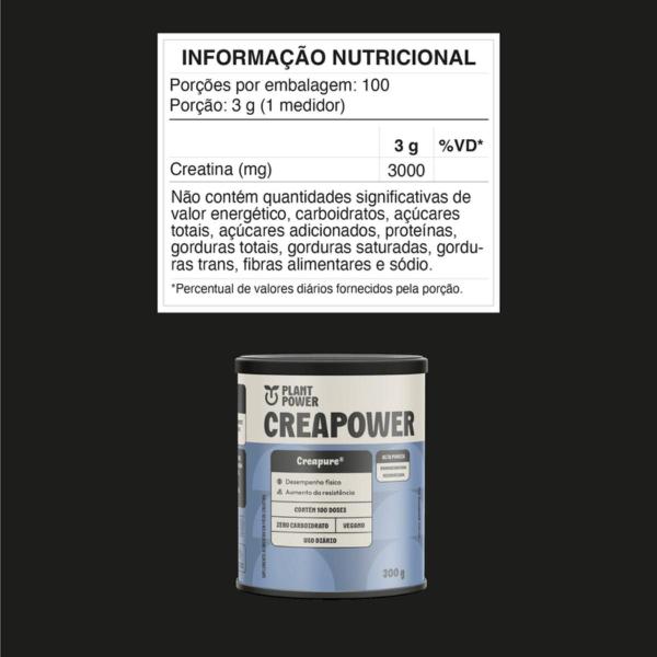 Imagem de Creatina Creapower Creapure Plant Power 300g