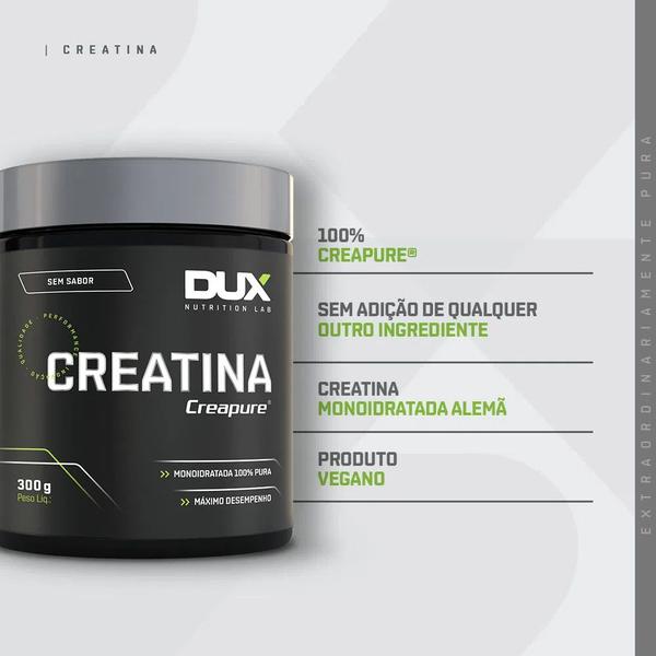 Creatina creapure 300g - dux nutrition - Dux Nutrition Lab Imagem de Creatina creapure 300g - dux nutrition