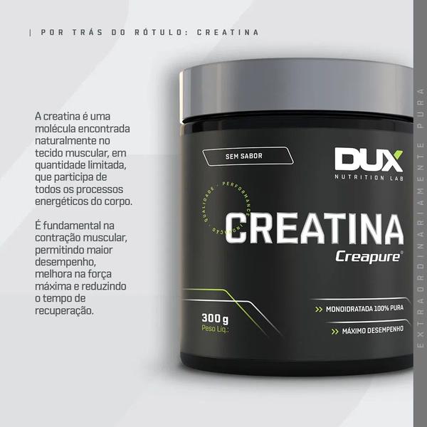Creatina creapure 300g - dux nutrition - Dux Nutrition Lab Imagem de Creatina creapure 300g - dux nutrition