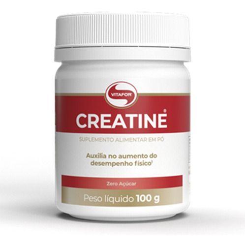 Imagem de Creatina Creatine 100g Vitafor Monohidratada Zero Açúcar