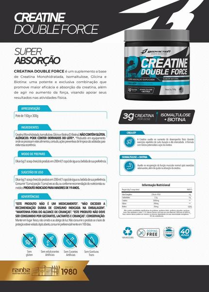 Imagem de Creatina Double Force 150g + Pré Treino Nuclear Rush 100g  - Bodyaction