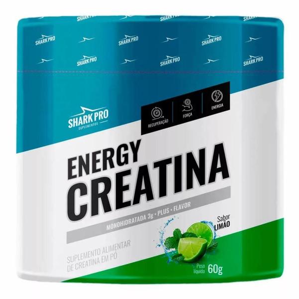 Imagem de Creatina Energy Sabor Limao 60G Shark Pro