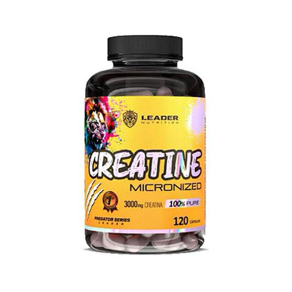 Creatina Hi-Crea 3000mg Micronized 120 Capsulas Leader Nutrition Imagem de Creatina Hi-Crea 3000mg Micronized 120 Capsulas Leader Nutrition