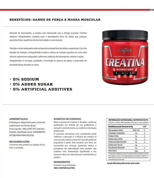 Imagem de Creatina Integral medica Monohidratada 150g