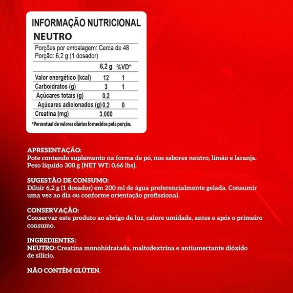 Imagem de Creatina Integralmedica Carbo Fuel Neutro 300g