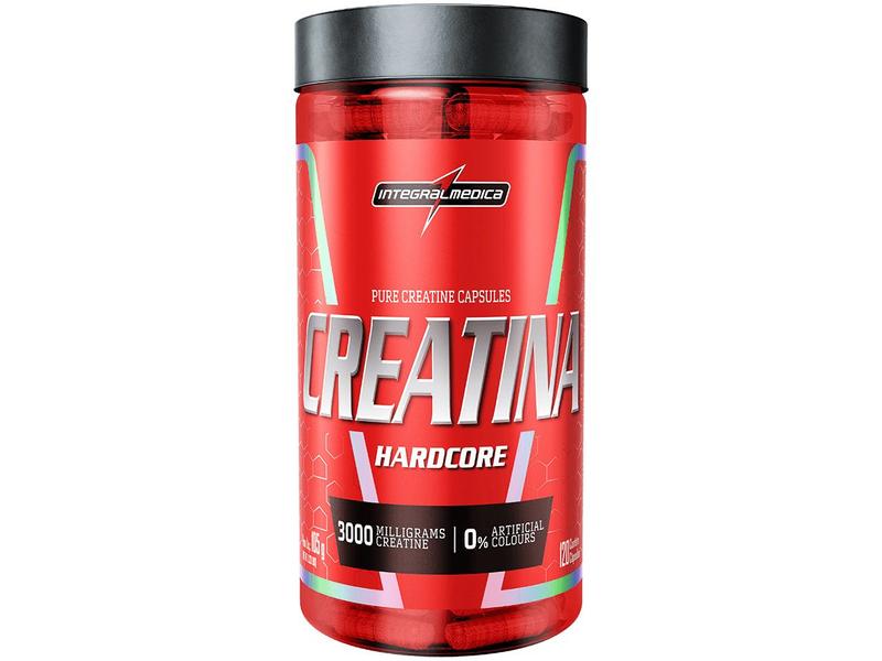 Creatina Integralmédica Hardcore - em Cápsulas 120 Cápsulas sem Sabor Natural Creatina Integralmédica Hardcore - em Cápsulas 120 Cápsulas sem Sabor Natural