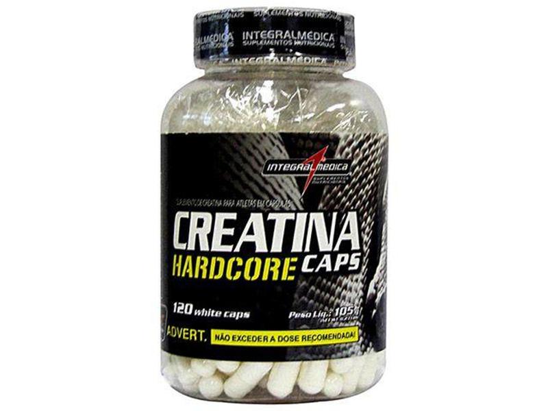 Creatina Micronizada Integralmédica Hardcore - em Cápsulas 120 Cápsulas sem Sabor Natural Imagem de Creatina Micronizada Integralmédica Hardcore - em Cápsulas 120 Cápsulas sem Sabor Natural