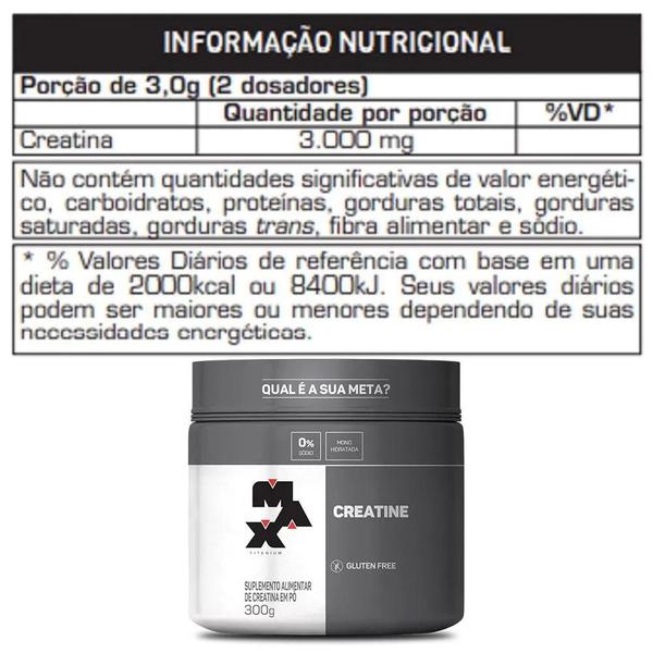 Imagem de Creatina Mono-hidratada Max Titanium 100g Neutro