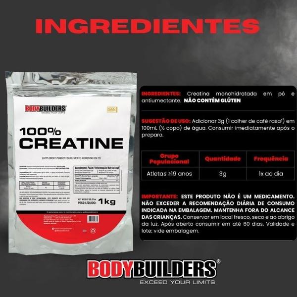 Imagem de Creatina Monohidratada 100% Pura 1KG - Bodybuilders