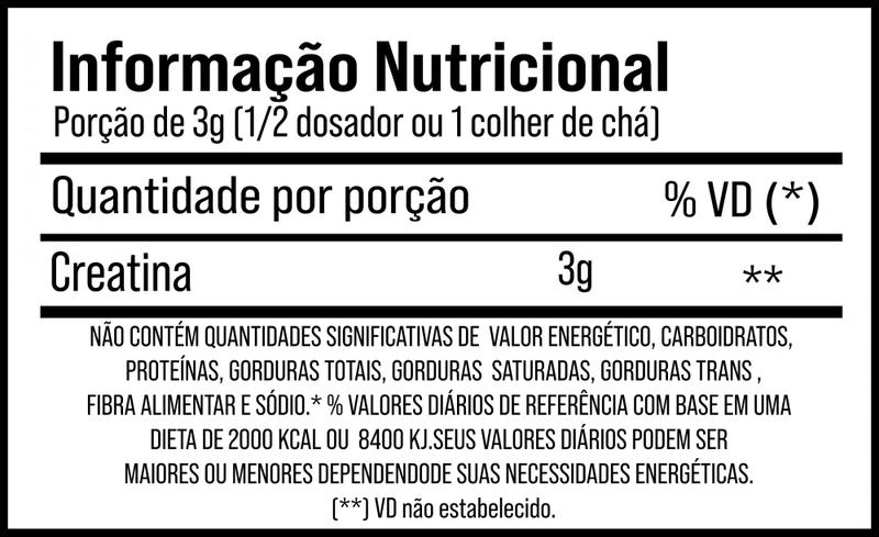 Imagem de Creatina Monohidratada 100% Pura (300g) Sudract Nutrition