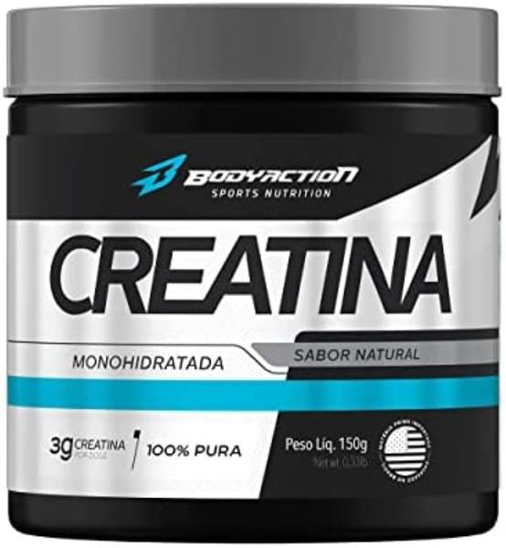 Imagem de Creatina Monohidratada 100% Pura Bodyaction 150g - Melhor que INTEGRAL