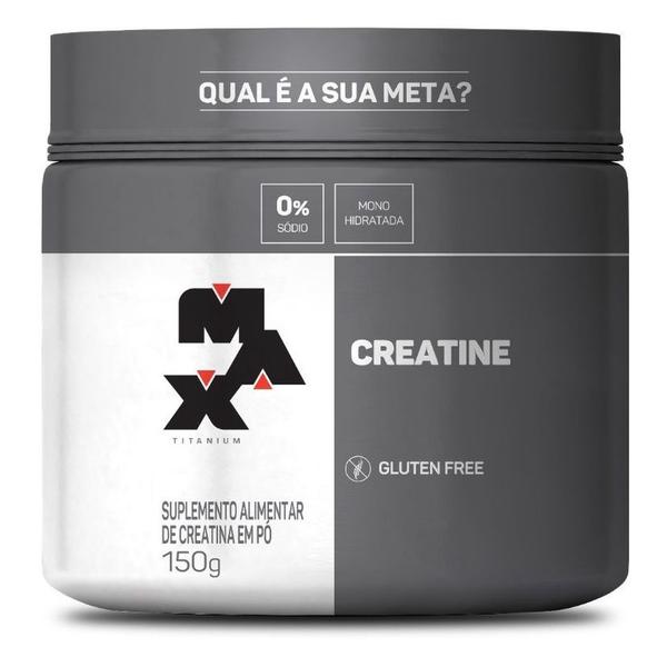 Imagem de Creatina Monohidratada 100% Pura Max Titanium - 150g - Ganha Força