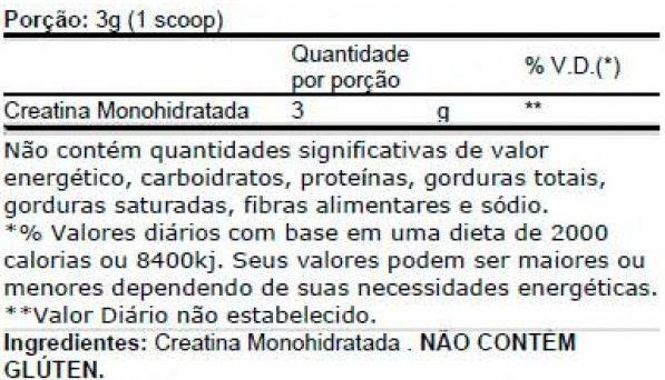 Imagem de Creatina Monohidratada (150g) - Padrão: Único