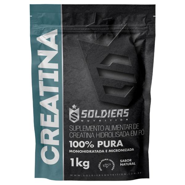 Imagem de Creatina Monohidratada 1Kg - 100% Pura Importada - Soldiers Nutrition