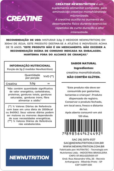 Imagem de Creatina Monohidratada 1Kg Newnutrition