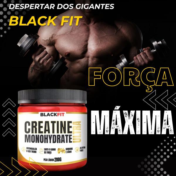 Imagem de Creatina Monohidratada 200g - Dux BLACKFIT Muito Mais Nutrition Ganho De Energia