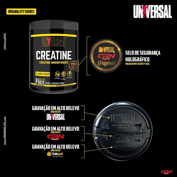 Imagem de Creatina Monohidratada (200g) - Universal Nutrition