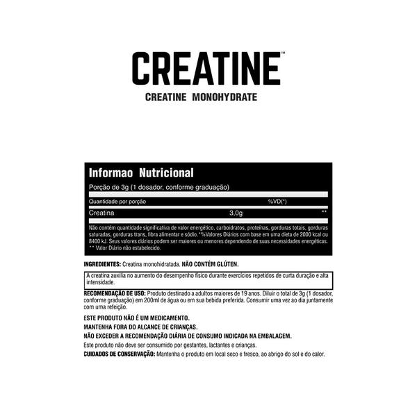 Creatina Monohidratada 400g - Universal Imagem de Creatina Monohidratada 400g - Universal