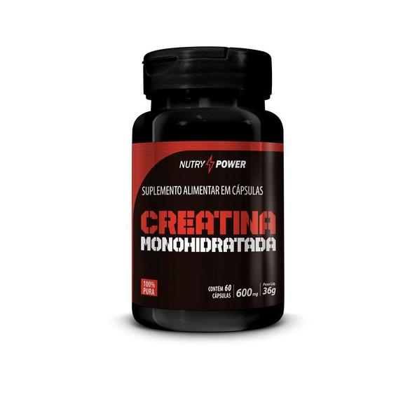 Imagem de Creatina Monohidratada 600mg 60 Cáps Nutry Power - ApisNutri