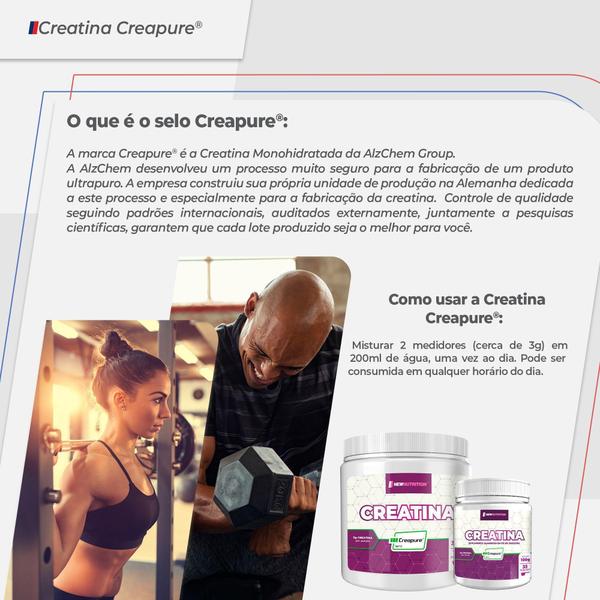 Imagem de Creatina Monohidratada Creapure 100g Natural NewNutrition