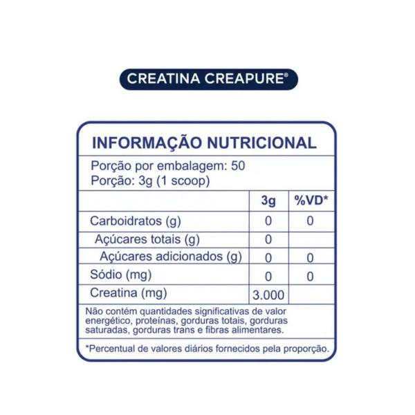 Creatina Monohidratada Creapure Dobro 150g Imagem de Creatina Monohidratada Creapure Dobro 150g