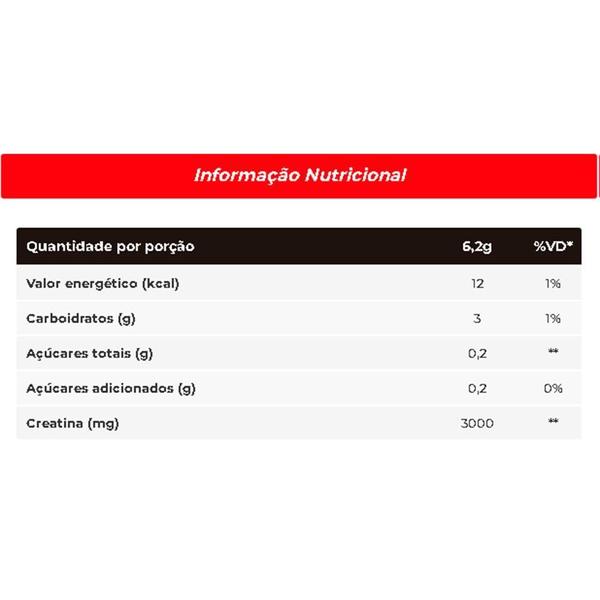 Imagem de Creatina Monohidratada Limão 300G Carbo - Integralmedica