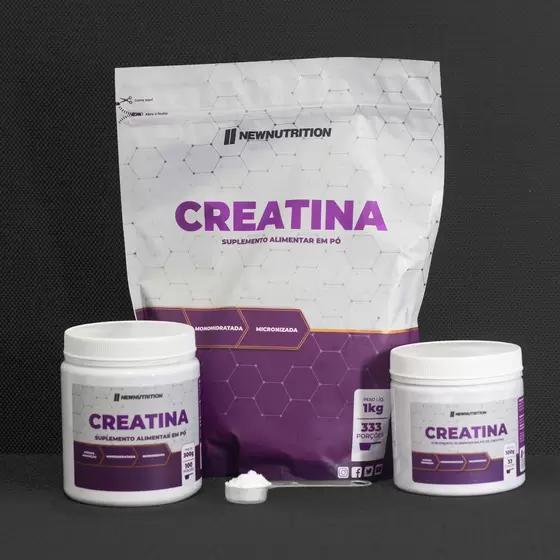 Imagem de Creatina Monohidratada Pura em Pó 1Kg Natural NewNutrition