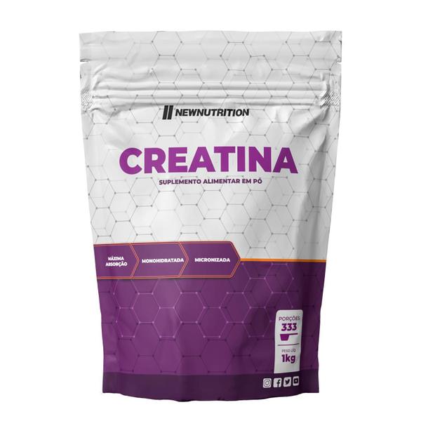 Creatina Monohidratada Pura em Pó 1Kg Natural NewNutrition - Potência no treino Resistência à fadiga Imagem de Creatina Monohidratada Pura em Pó 1Kg Natural NewNutrition - Potência no treino Resistência à fadiga