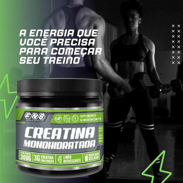 Imagem de Creatina Monohidratada Sabor Limão 300g FNB Sport Nutrition