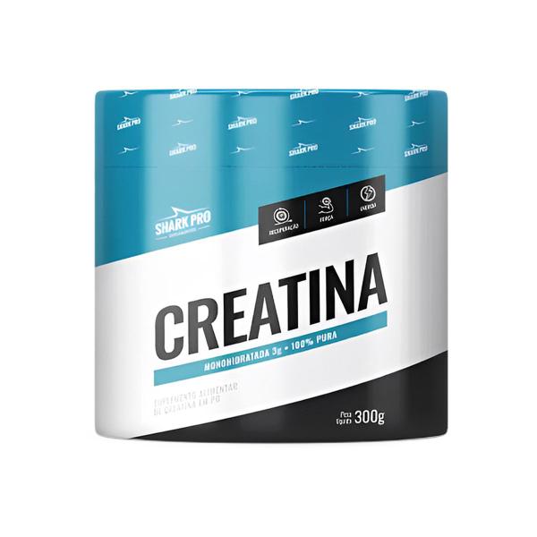 Imagem de Creatina Monohidratada  Sabor Natural  300g  Shark Pro