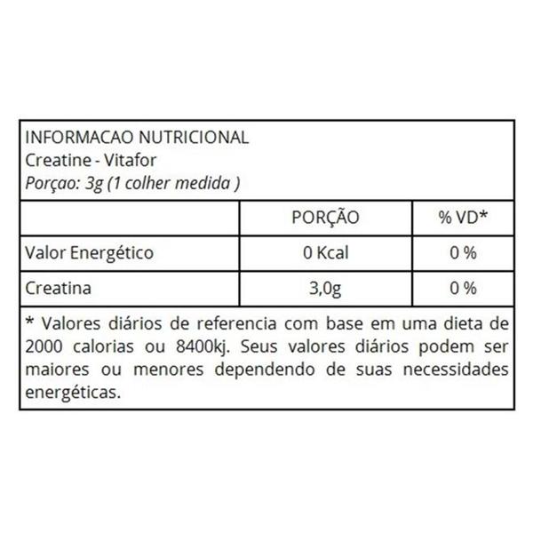 CREATINA MONOHIDRATADA VITAFOR 100g Imagem de CREATINA MONOHIDRATADA VITAFOR 100g