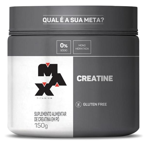 Imagem de Creatina Pura 150g + Bcaa 2400mg 60 Caps Max Titanium