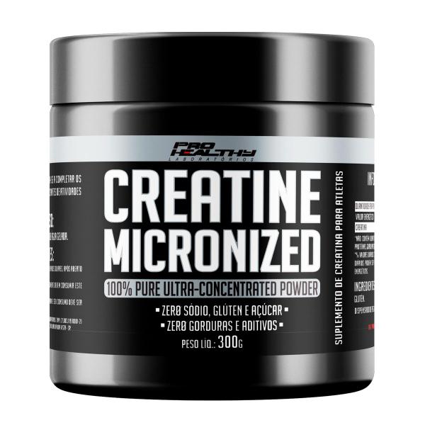 Creatina Pura Micronizada 100% Pote 300g - Pro Healthy Laboratórios Imagem de Creatina Pura Micronizada 100% Pote 300g - Pro Healthy Laboratórios