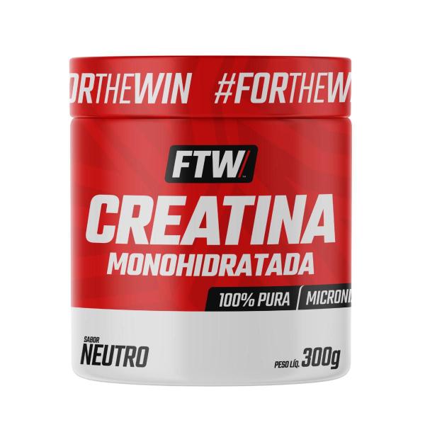 Creatina Pura Monohidratada Pote 300g Sabor Neutro FTW