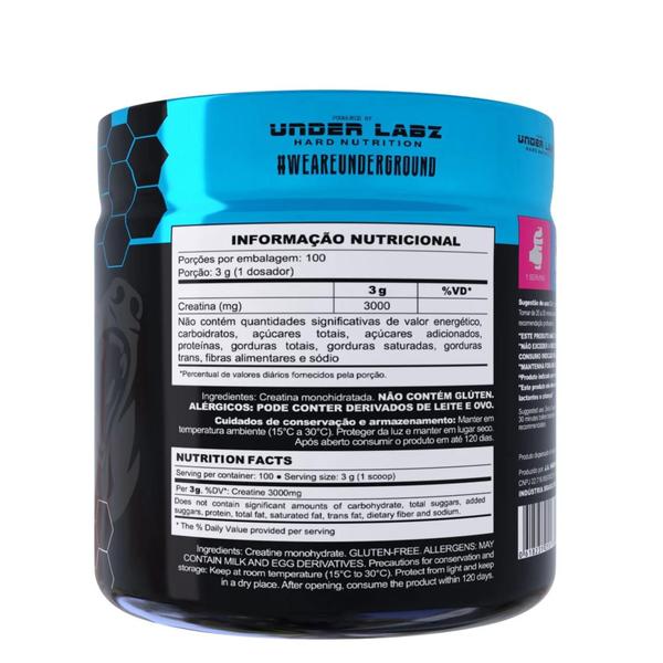 Imagem de Creatina Pura Monohydratada - Under Labz - 300g