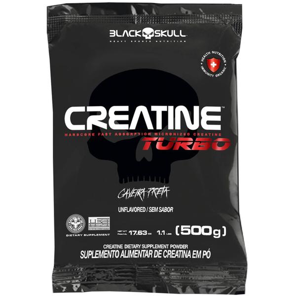 Creatina Turbo Refil (500g) Black Skull Imagem de Creatina Turbo Refil (500g) Black Skull