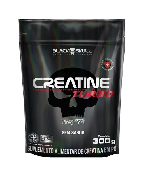 Imagem de Creatina Turbo Sachê com 300g - Black Skull