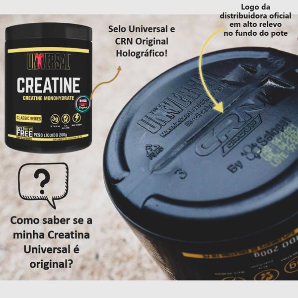 Imagem de Creatina Universal 100% Pura + Whey Importado + Coq