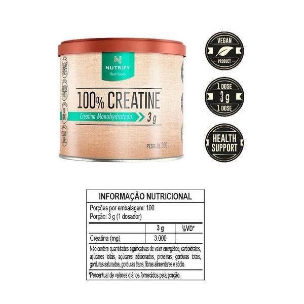 Imagem de Creatine 100% Creatina Monohidratada Nutrify 300g Suplemento