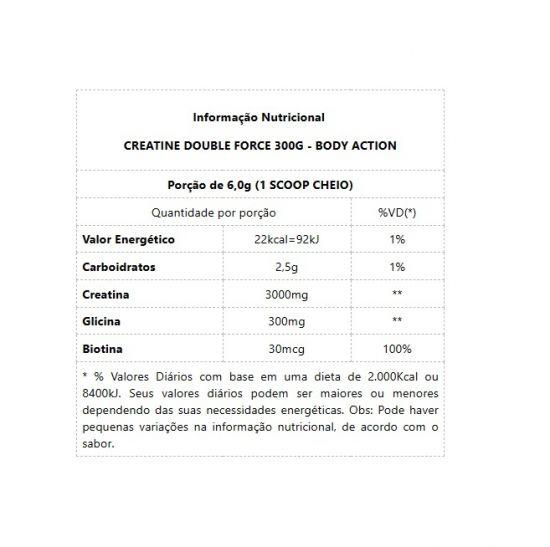 Imagem de Creatine Double Force (300g) - Padrão: Único