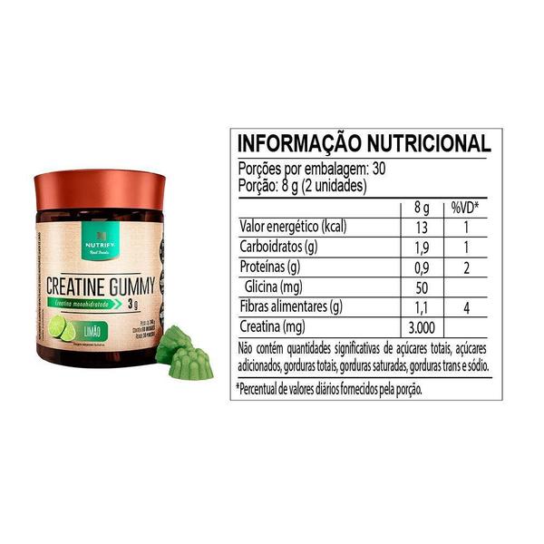 Imagem de Creatine Gummy - 60 Unidades - Limão