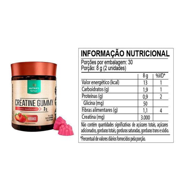 Imagem de Creatine Gummy - 60 Unidades - Morango