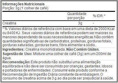 Imagem de Creatine Monohidratada (200g) - Sabor: Neutro