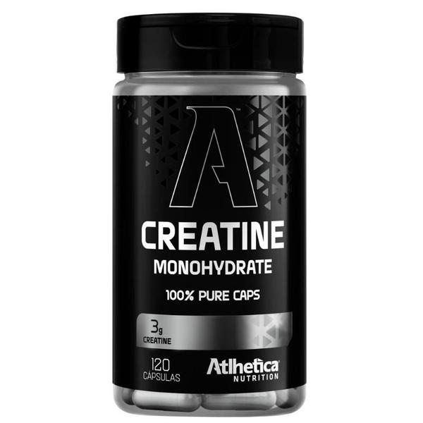 Imagem de Creatine Monohydrate 100% Pure em Cápsulas (120 Caps) Atlhetica Nutrition