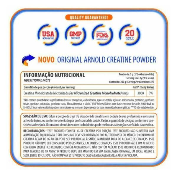 Imagem de Creatine Powder 300G Arnold