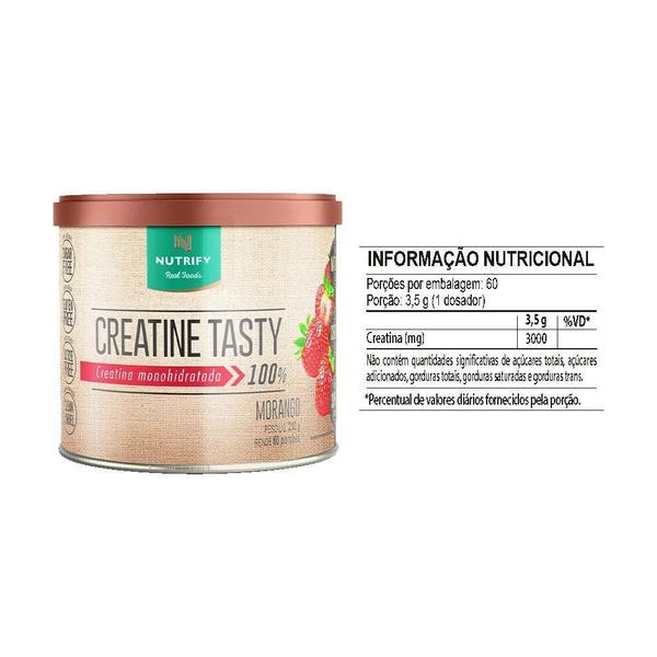 Imagem de Creatine Tasty 210G Nutrify - Morango