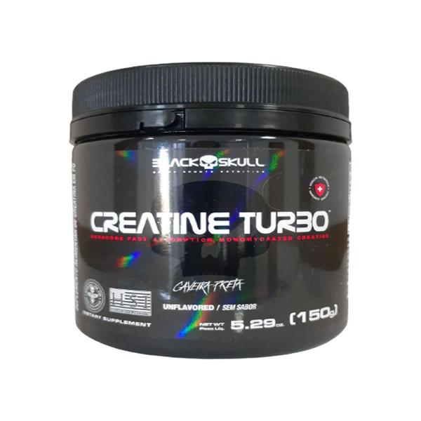 Imagem de Creatine Turbo Monohidratada - 150G Sem Sabor - Black Skull