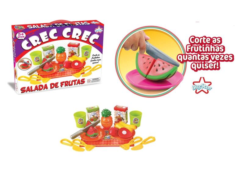 Imagem de Crec Crec Salada de Frutas Comidinha - Big Star