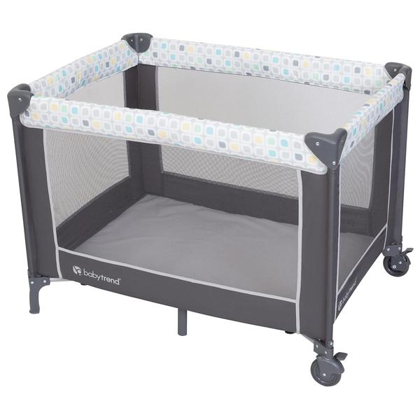 Imagem de Creche Playard Baby Trend Zerest com berço Finley