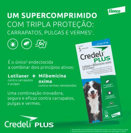 Imagem de Credeli Plus Antipulgas e Carrapatos Cães 450mg - 11kg a 22kg